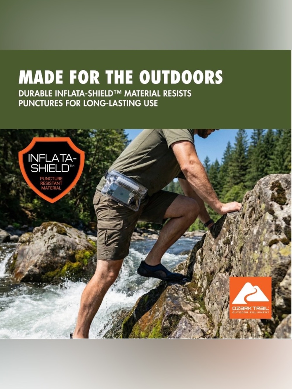 Ozark Trail Waterproof Pouch - Orange - Picture 5 of 7